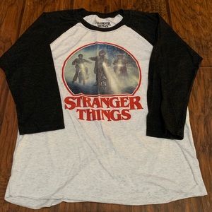 Stranger Things Baseball Graphic Tee